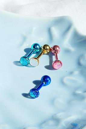 Vivid opal piercing ( 4 color )