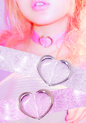 Jelly heart ♡ Choker ( 2 color )