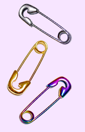 ♥누적 200개 판매 돌파♥ Small safety pin piercing (3 color)