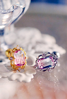 Princess gem piercing ( 3 color )