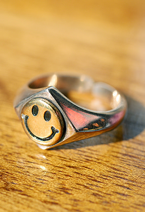 [Silver 925] Square smile ring
