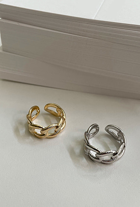 Rope chain ring (골드,실버)