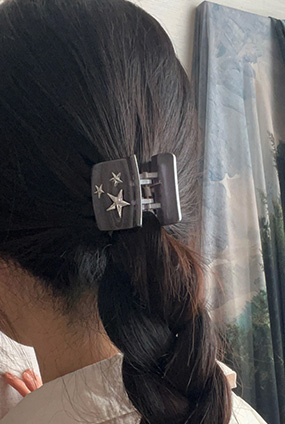 Glittering star hair pin (4 color)