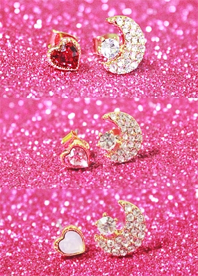 ♥Sailor Moon - crystal♥ earring (3color) (swarovski)