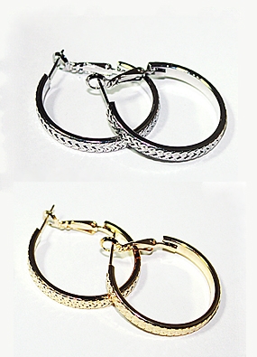 Antique circle earring (2 color)
