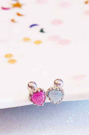 Candy heart ♡ pierce ( 2 color )