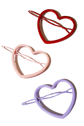 ♥누적 300개 판매 돌파♥ Heart hole hair pin ( 3 color )