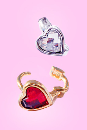 ♥누적 1000개 판매 돌파♥Heart ♡ One touch ring piercing