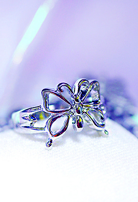 Lace Butterfly ring