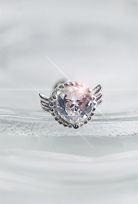 [Silver 925] Heart wing♡ piercing