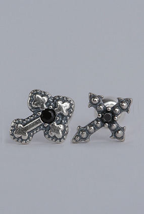 [Silver 925] Antique cross piercing (2 type)