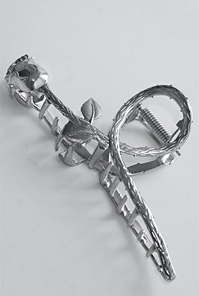 Bell rose hair clip