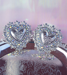 [Silver 925] Frozen ♡ princess earring