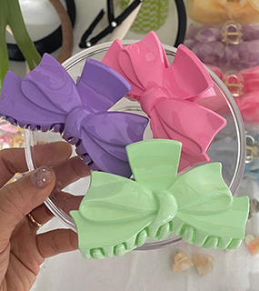 Candy ribbon hair clip (3 color)