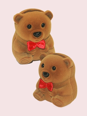 Teddy bear jewelry case