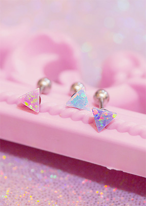 Opal △▼ piercing ( 3 color )