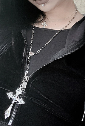 ♥누적 200개 판매 돌파♥ Antique cross chain rosario