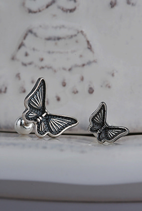 [Silver 925] Silver butterfly piercing (S,M size)