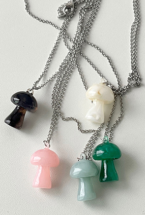 Mushroom necklace ( 5 color )
